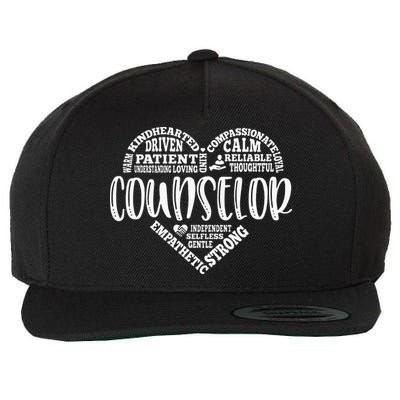 Proud School Counselor Student Counseling Profession Wool Snapback Cap