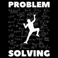Problem Solving Climber Gift Rock Climbing Bouldering Pun Cooling Performance Crew T-Shirt