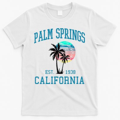 Palm Springs California Beach Vintage Palm Trees Summer T-Shirt