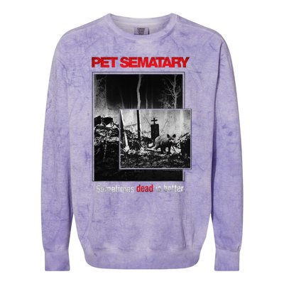 Pet Semetary Cat Poster Colorblast Crewneck Sweatshirt