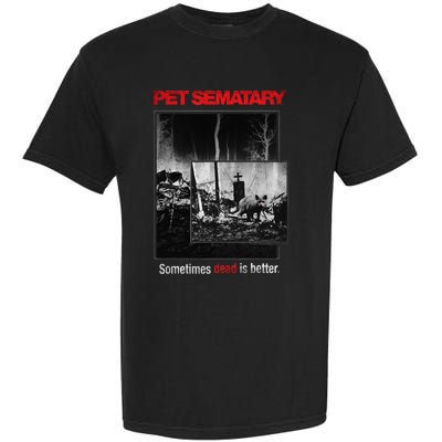 Pet Semetary Cat Poster Garment-Dyed Heavyweight T-Shirt