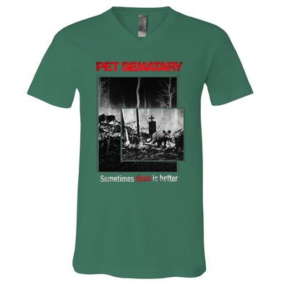 Pet Semetary Cat Poster V-Neck T-Shirt