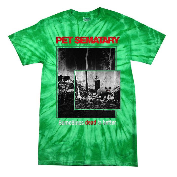 Pet Semetary Cat Poster Tie-Dye T-Shirt