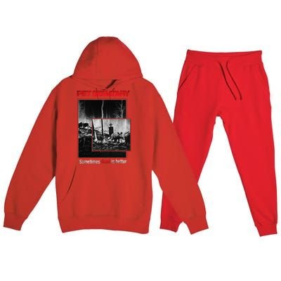 Pet Semetary Cat Poster Premium Hooded Sweatsuit Set