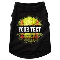 Personalized Softball Custom Name Family School Team Doggie Tank