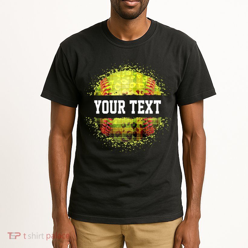 Personalized Softball Custom Name Family School Team Tall T-Shirt
