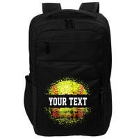 Personalized Softball Custom Name Family School Team Impact Tech Backpack