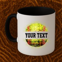 Personalized Softball Custom Name Family School Team Mug