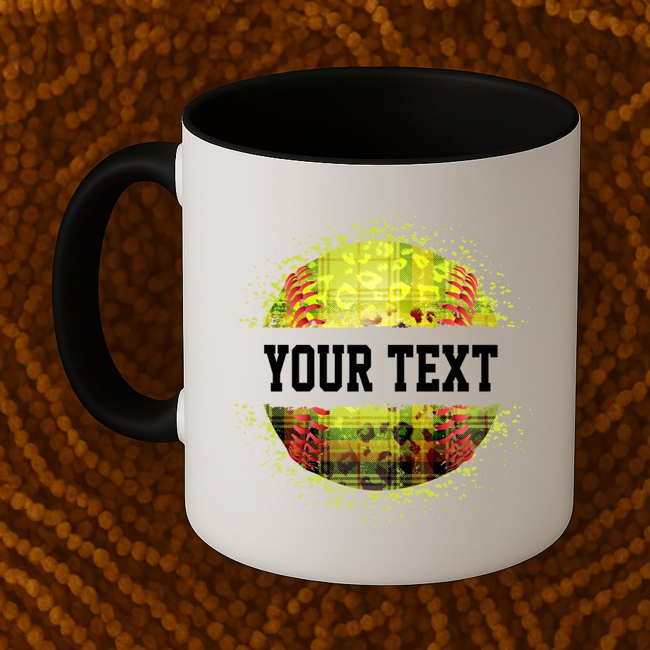 Personalized Softball Custom Name Family School Team Mug