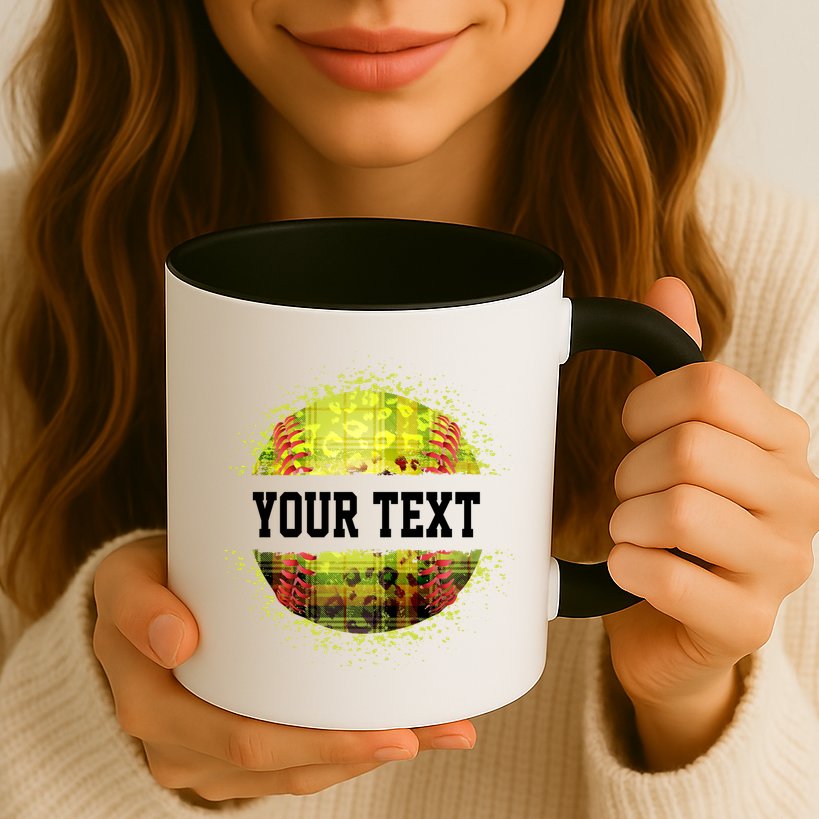 Personalized Softball Custom Name Family School Team Mug