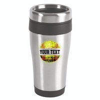 Personalized Softball Custom Name Family School Team 16oz Travel Tumbler