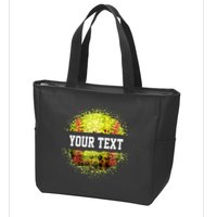 Personalized Softball Custom Name Family School Team Zip Tote Bag