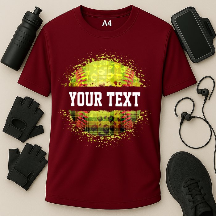 Personalized Softball Custom Name Family School Team Performance Shirt