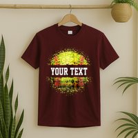 Personalized Softball Custom Name Family School Team T-Shirt