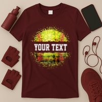 Personalized Softball Custom Name Family School Team T-Shirt