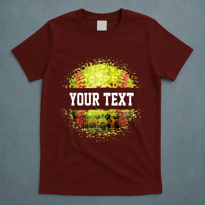 Personalized Softball Custom Name Family School Team T-Shirt