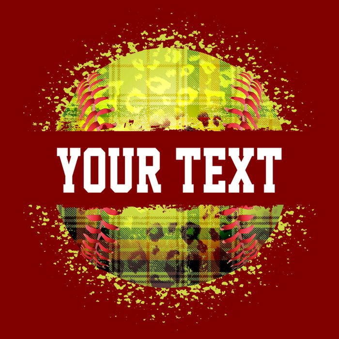 Personalized Softball Custom Name Family School Team T-Shirt