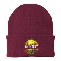 Personalized Softball Custom Name Family School Team Knit Cap Winter Beanie