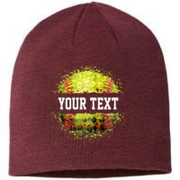 Personalized Softball Custom Name Family School Team Sustainable Beanie