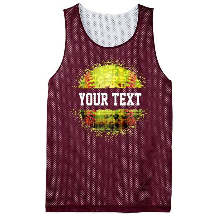 Personalized Softball Custom Name Family School Team Mesh Reversible Basketball Jersey Tank