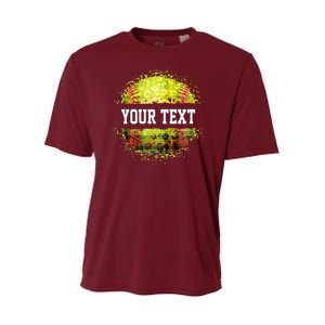 Personalized Softball Custom Name Family School Team Youth Performance Sprint T-Shirt