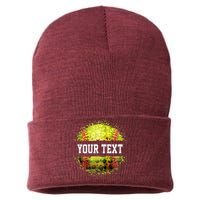 Personalized Softball Custom Name Family School Team Sustainable Knit Beanie