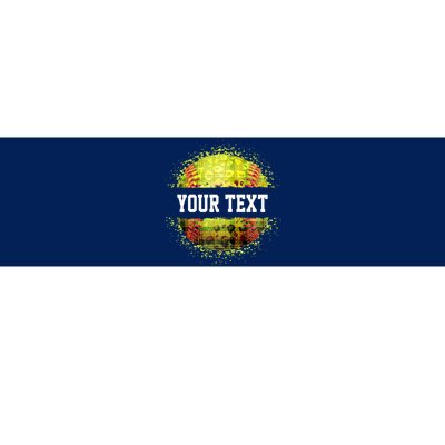 Personalized Softball Custom Name Family School Team Bumper Sticker