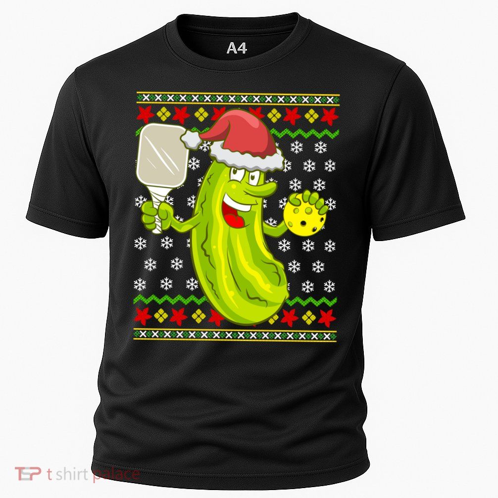 Pickleball Santa Claus Ugly Christmas Pattern Cool Gift Performance Shirt