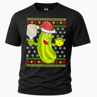 Pickleball Santa Claus Ugly Christmas Pattern Cool Gift Cooling Performance Crew T-Shirt