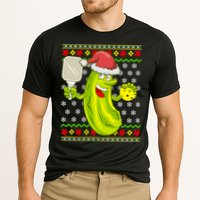 Pickleball Santa Claus Ugly Christmas Pattern Cool Gift Cooling Performance Crew T-Shirt