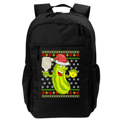 Pickleball Santa Claus Ugly Christmas Pattern Cool Gift Backpack