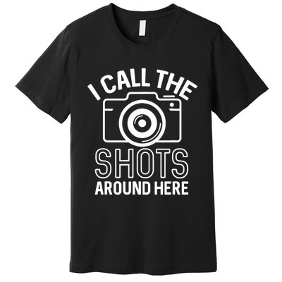 Photography Storyteller Camera Slogan Funny Photographer Premium T-Shirt