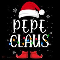 Pepe Santa Claus Hat With Xmas Light Christmas Holiday Gift Flatbill Hat