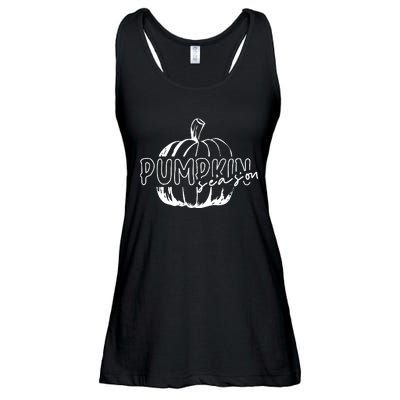 Pumpkin Season Celebration Ladies Essential Flowy Tank