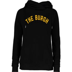 Pittsburgh Steel City The Burgh Funny 412 Pennsylvania Womens Funnel Neck Pullover Hood