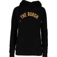 Pittsburgh Steel City The Burgh Funny 412 Pennsylvania Womens Funnel Neck Pullover Hood