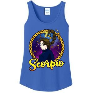 Pretty Scorpio Constellation Zodiac October November Gift Ladies Essential Tank