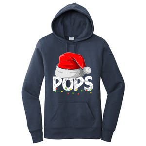 Pops Santa Christmas Family Matching Pajamas Papa Xmas Gift Women's Pullover Hoodie