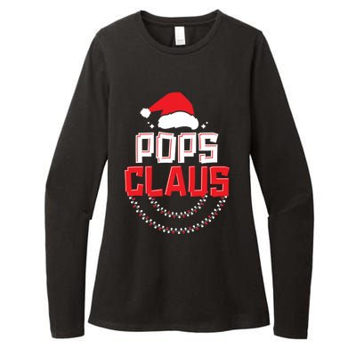 Pops Santa Claus Christmas Matching Funny Costume Gift Womens CVC Long Sleeve Shirt