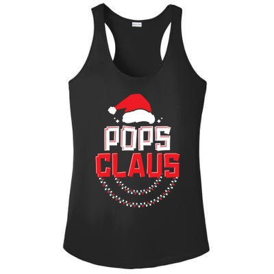 Pops Santa Claus Christmas Matching Funny Costume Gift Ladies PosiCharge Competitor Racerback Tank