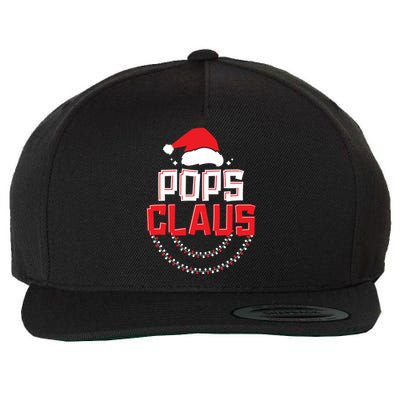 Pops Santa Claus Christmas Matching Funny Costume Gift Wool Snapback Cap