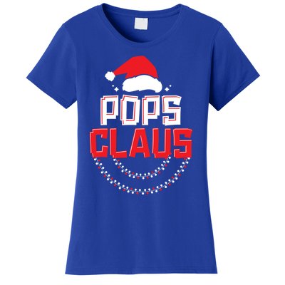 Pops Santa Claus Christmas Matching Funny Costume Gift Women's T-Shirt