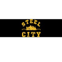 Pittsburgh Steel City Skyline Bridges 412 Home Vintage Bumper Sticker