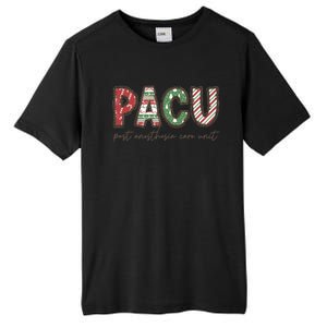 Pacu Squad Crew Nurse Christmas Post Anesthesia Care Unit Gift Tall Fusion ChromaSoft Performance T-Shirt