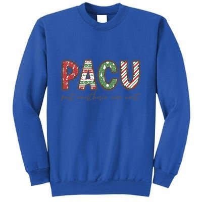 Pacu Squad Crew Nurse Christmas Post Anesthesia Care Unit Gift Sweatshirt