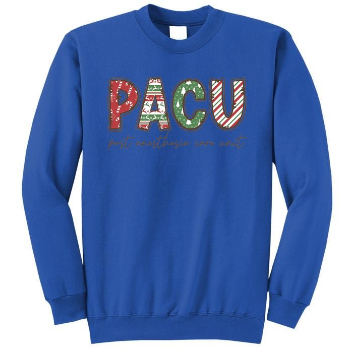 Pacu Squad Crew Nurse Christmas Post Anesthesia Care Unit Gift Sweatshirt