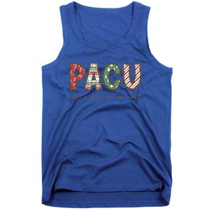 Pacu Squad Crew Nurse Christmas Post Anesthesia Care Unit Gift Tank Top