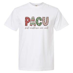 Pacu Squad Crew Nurse Christmas Post Anesthesia Care Unit Gift Garment-Dyed Heavyweight T-Shirt