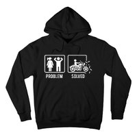 Problem Solved Couple Motorcycle Biker Rider Motorbike Hoodie