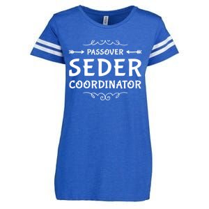 Passover Seder Coordinator Matzah Four Cups Afiko Dayenu Gift Enza Ladies Jersey Football T-Shirt